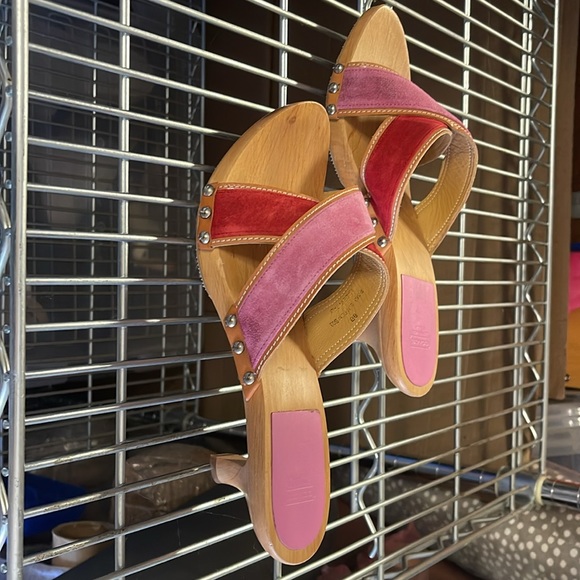 Coach kitten heel slides clogs 8 - Picture 2 of 6